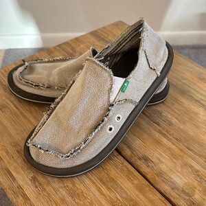 Sanuk Casual Slip-On Canvas Shoes